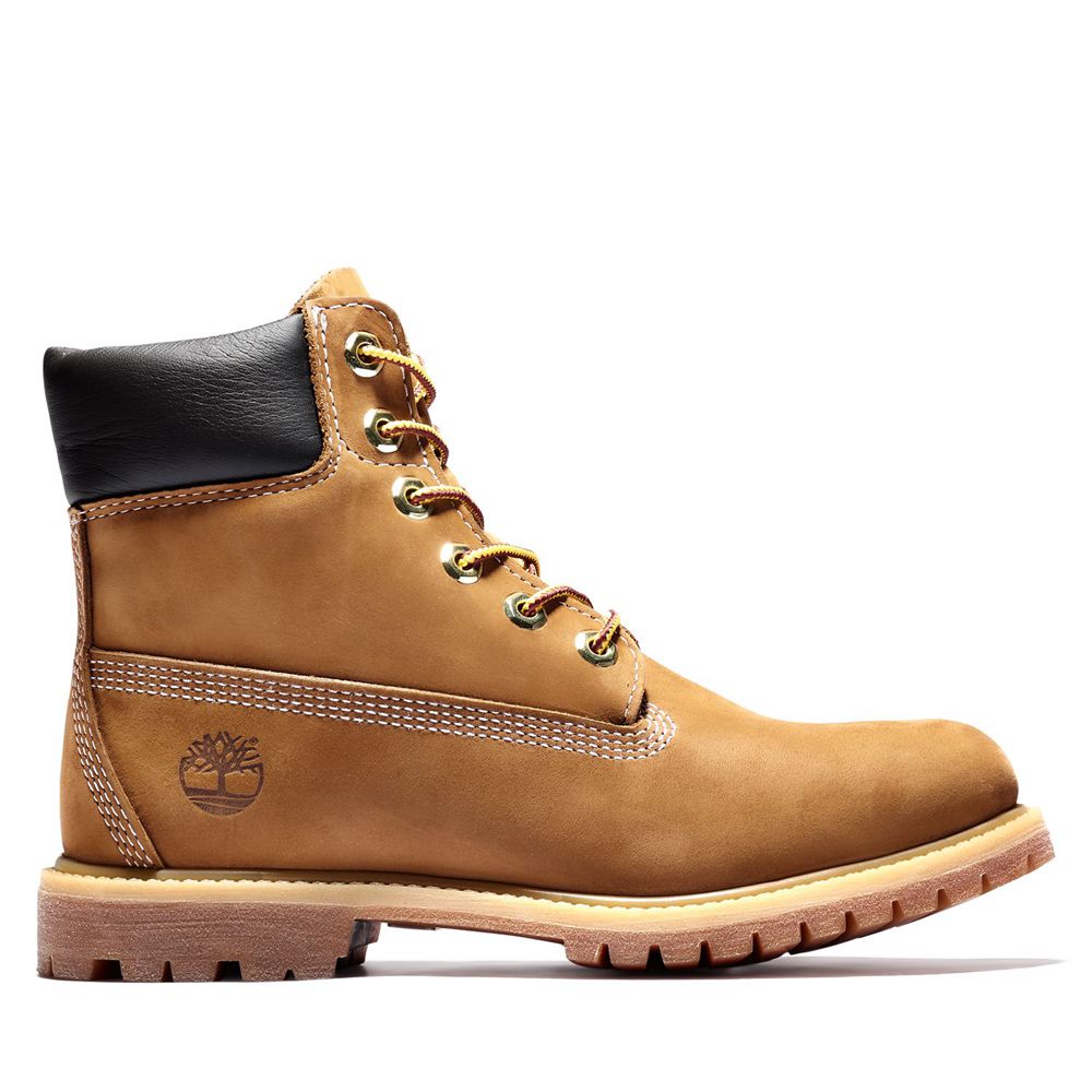 Timberland 6-Inch Μποτακια Γυναικεια Καφε - Premium Waterproof - Greece 4065389-JP